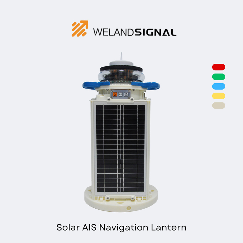AIS60 IP68 সৌর সামুদ্রিক নেভিগেশন লণ্ঠন জিপিএস এবং বিডু বিরামবিহীন গ্লোবাল ইন্টিগ্রেশন, বুদ্ধিমান নেভিগেশন সহ