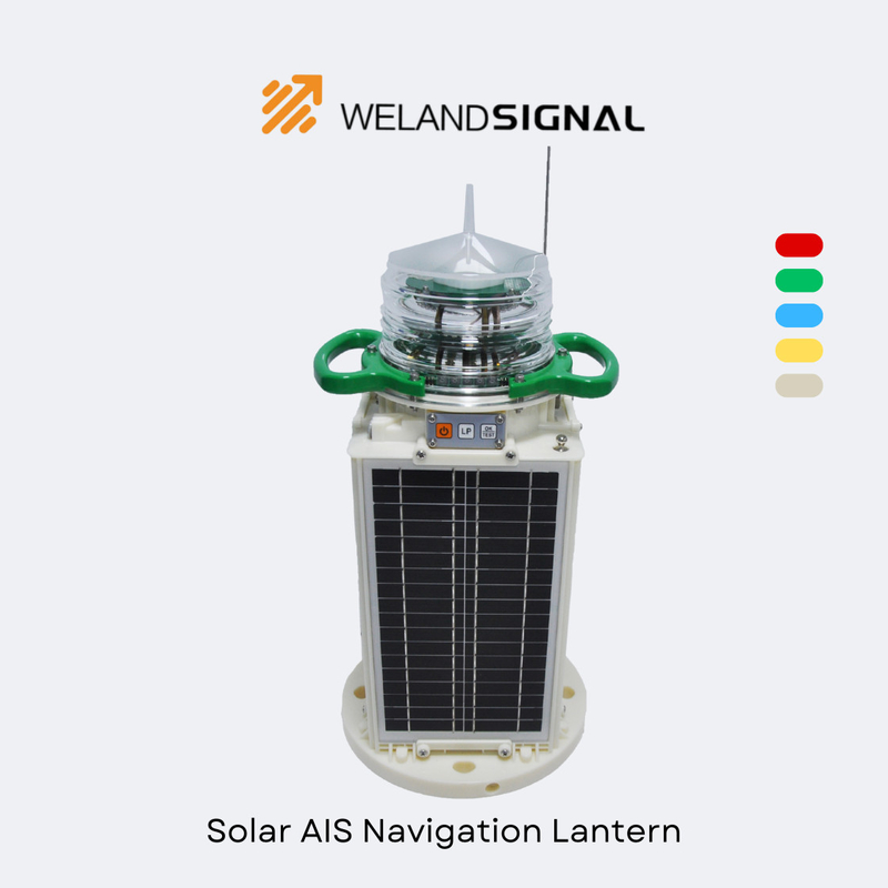 AIS60 IP68 সৌর সামুদ্রিক নেভিগেশন লণ্ঠন জিপিএস এবং বিডু বিরামবিহীন গ্লোবাল ইন্টিগ্রেশন, বুদ্ধিমান নেভিগেশন সহ