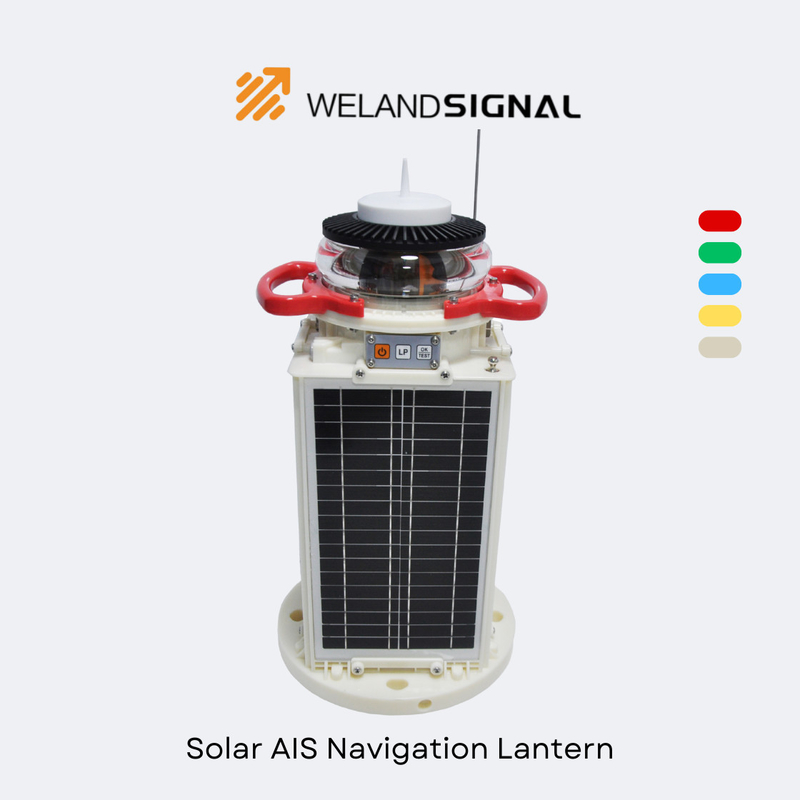 AIS60 IP68 সৌর সামুদ্রিক নেভিগেশন লণ্ঠন জিপিএস এবং বিডু বিরামবিহীন গ্লোবাল ইন্টিগ্রেশন, বুদ্ধিমান নেভিগেশন সহ