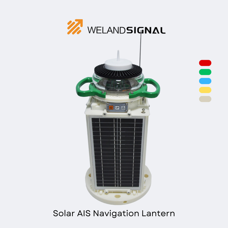AIS60 IP68 সৌর সামুদ্রিক নেভিগেশন লণ্ঠন জিপিএস এবং বিডু বিরামবিহীন গ্লোবাল ইন্টিগ্রেশন, বুদ্ধিমান নেভিগেশন সহ