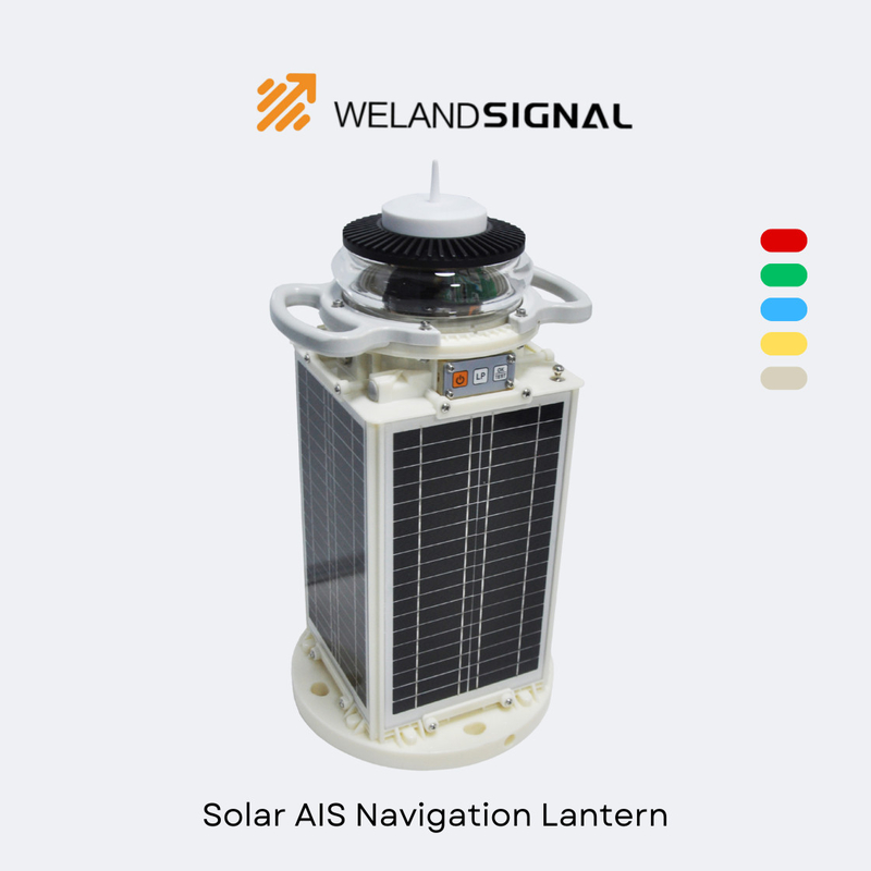 AIS60 IP68 সৌর সামুদ্রিক নেভিগেশন লণ্ঠন জিপিএস এবং বিডু বিরামবিহীন গ্লোবাল ইন্টিগ্রেশন, বুদ্ধিমান নেভিগেশন সহ
