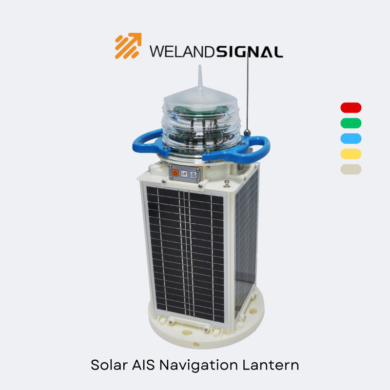 AIS60 IP68 সৌর সামুদ্রিক নেভিগেশন লণ্ঠন জিপিএস এবং বিডু বিরামবিহীন গ্লোবাল ইন্টিগ্রেশন, বুদ্ধিমান নেভিগেশন সহ